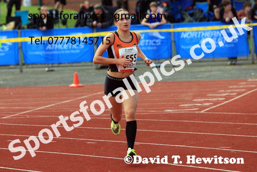 Girls Under-15s, 2024 Northern Mens 6 and Womens 4 and Youngsters Relays, Stanley Park, Blackpool.  Photo: David T. Hewitson/Sports for All Pics